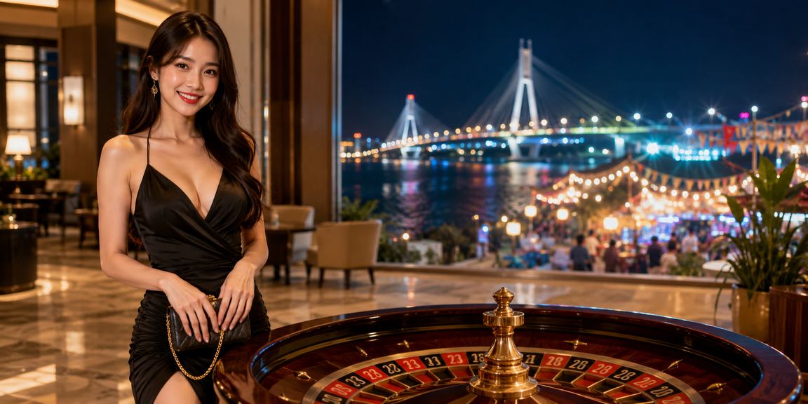 Người dùng tại chợ đêm Cần Thơ trải nghiệm Roulette trực tuyến trên điện thoại với 5320