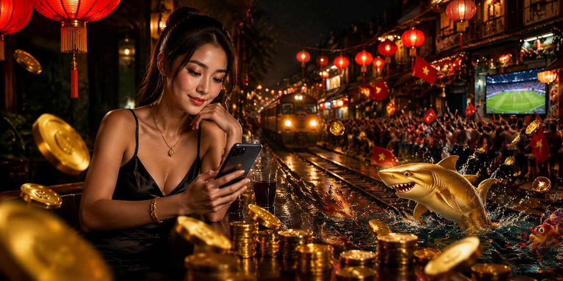 Người chơi Hà Nội trải nghiệm game bắn cá mới tại nhà vào buổi tối, dùng điện thoại Android