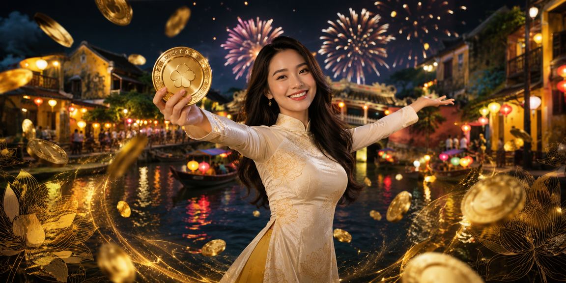 Người chơi tại Hội An tham gia trò chơi bài sau buổi dạo chợ đêm, dùng điện thoại cá nhân