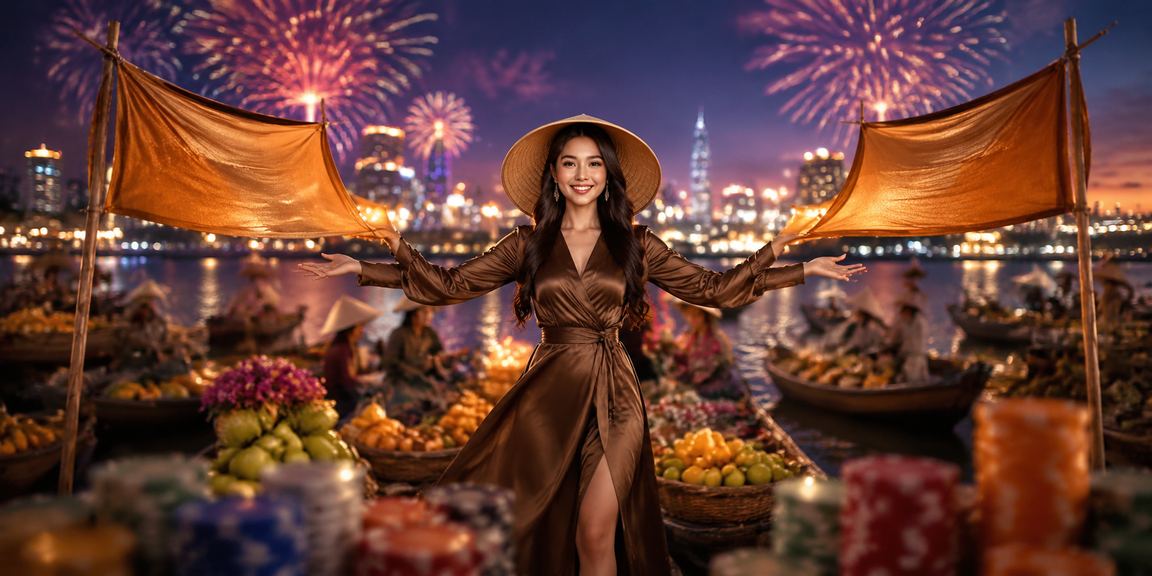 Người dùng tại Sài Gòn đặt cược thể thao trên điện thoại tại quán cà phê buổi tối